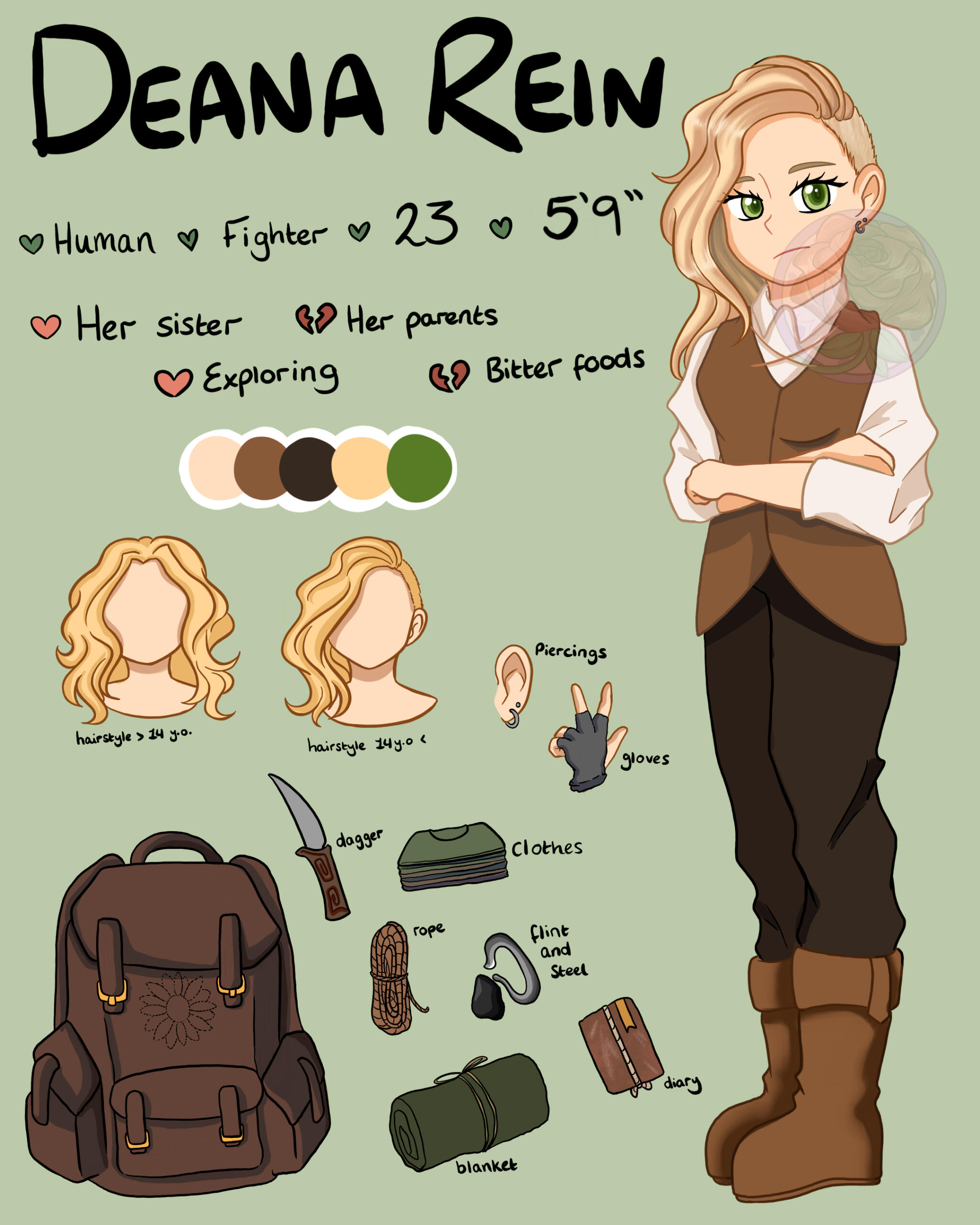 #redroses_ oc_ deana